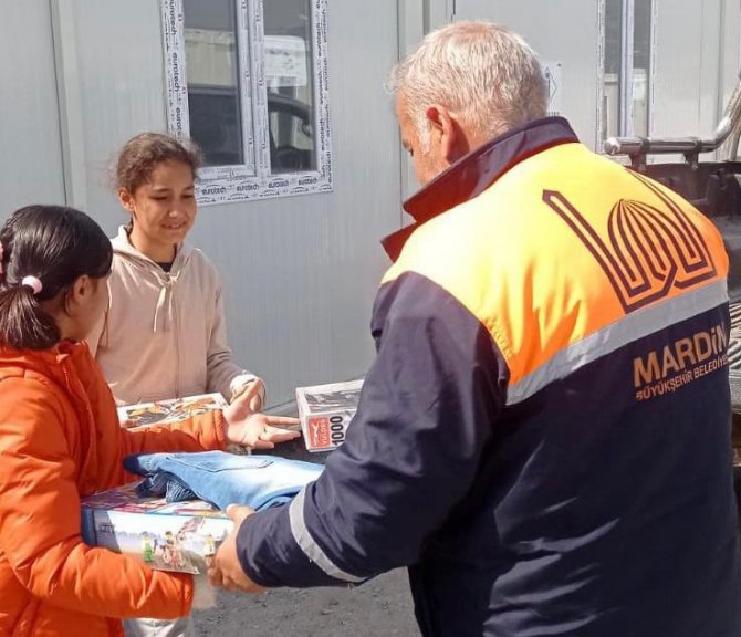 Mardin Büyükşehir Belediyesi Deprem Bölgesinde Çalışmalarını Sürdürüyor