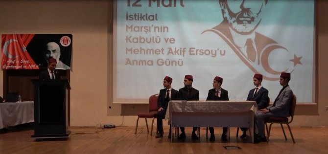 Muş’ta İ̇stiklal Marşı’nın Kabulü Ve Mehmet Akif Ersoy’u Anma Günü Programı