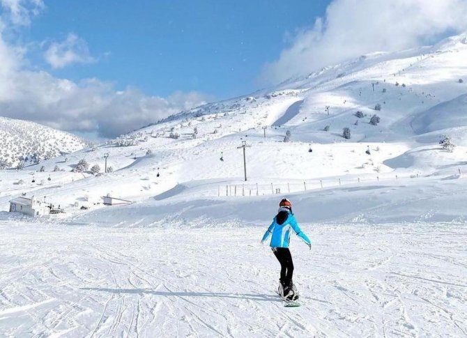 Ege’nin En Büyük Kayak Merkezi En Sakin Günlerini Yaşıyor