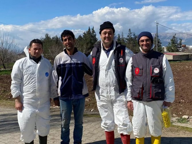 Aydın İ̇l Tarım Ekipleri Deprem Bölgesindeki Çalışmalarını Sürdürüyor