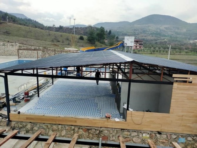 Başkan Yaman Tadilat Alanlarını İnceledi