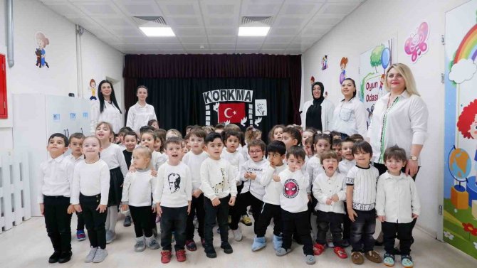 Bozüyük Belediyesi Gündüz Çocuk Oyun Ve Bakımevi’nin Minik Öğrencileri İ̇stiklal Marşını Okudular