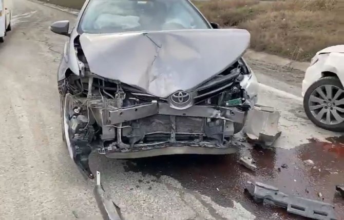Tekirdağ’daki Zincirleme Kaza Kamerada