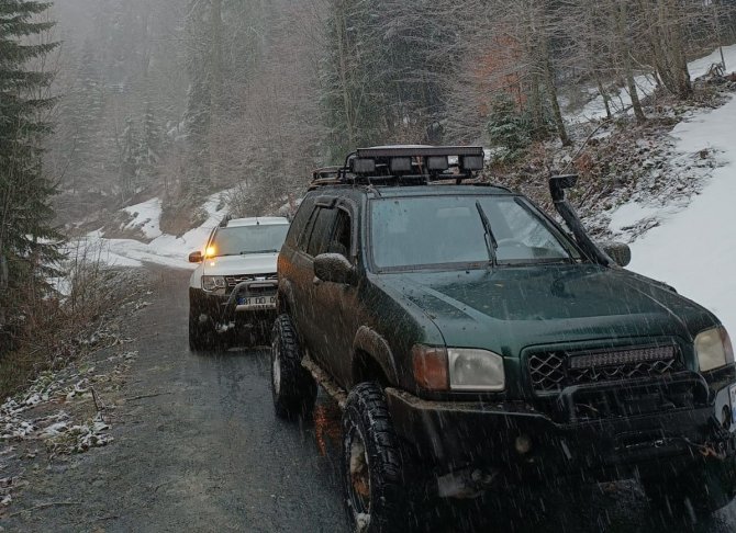 Karın Tadını Off-road Yaparak Çıkardılar