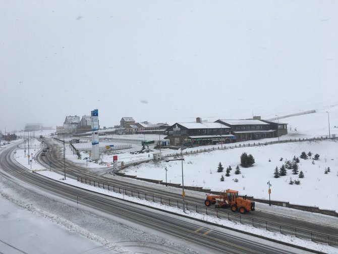 Erciyes’te Kar Yağışı