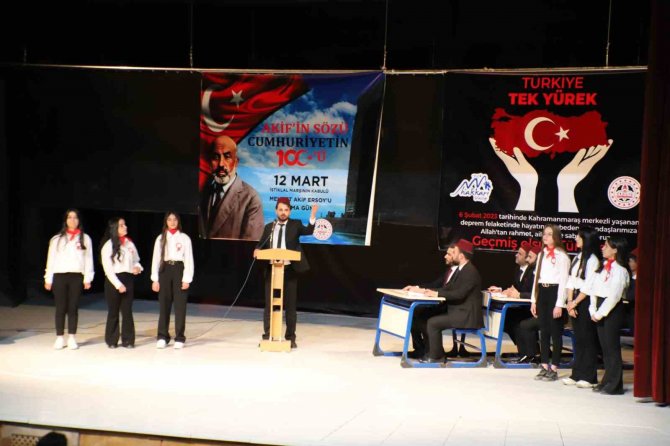 Hakkari’de İ̇stiklâl Marşı’nın Kabulü Ve Mehmet Akif Ersoy’u Anma Günü Programı