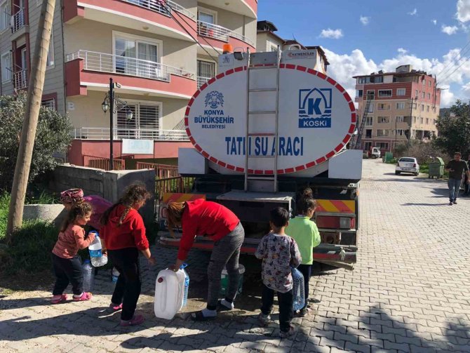 Konya Büyükşehir Hatay’da Temiz Su İhtiyacını Gideriyor