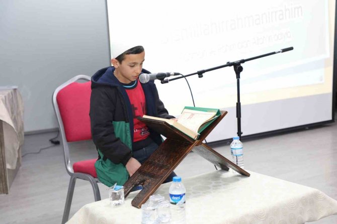 Ağrı’da "Genç Sada Kur’an-ı Kerim’i Güzel Okuma" Yarışması