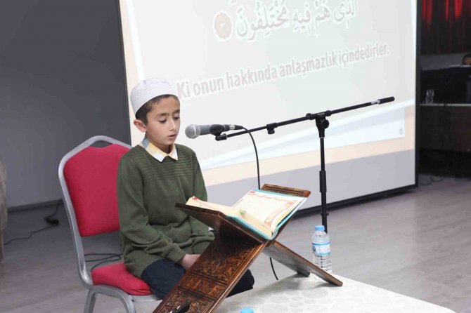 Ağrı’da "Genç Sada Kur’an-ı Kerim’i Güzel Okuma" Yarışması