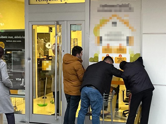 Ankara’da Bankaya Silahlı Saldırı: 1 Yaralı