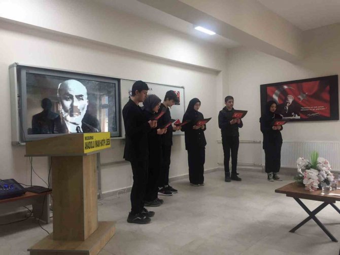 Mudurnu’da İstiklal Şairi Anıldı