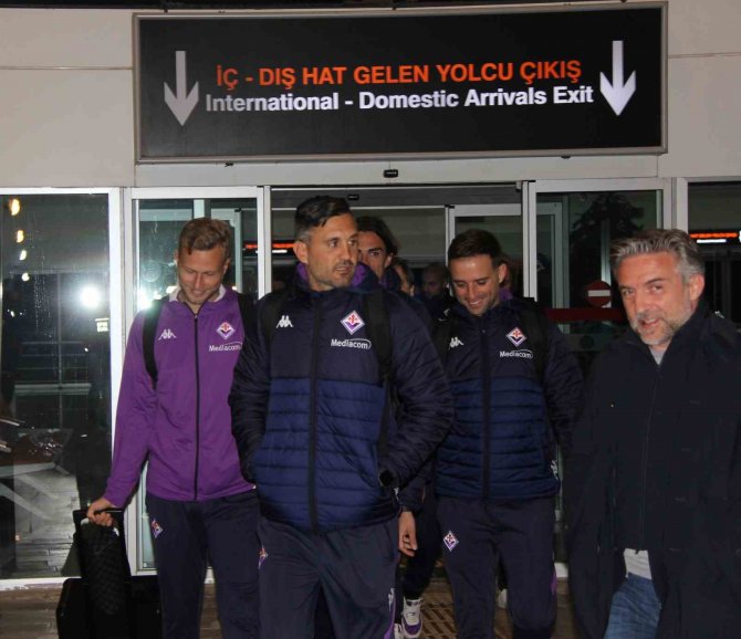 Fiorentina, Sivasspor Maçı İçin Kente Geldi