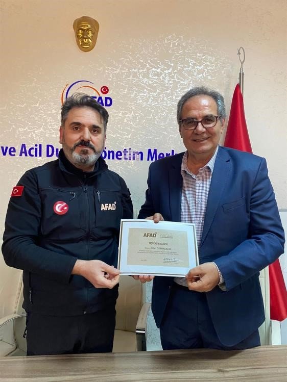 Afad Şube Müdürü İ̇rfan Demirçelik Emekli Oldu