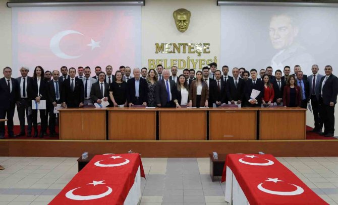 32 Personel Yemin Ederek Devlet Memuru Oldu