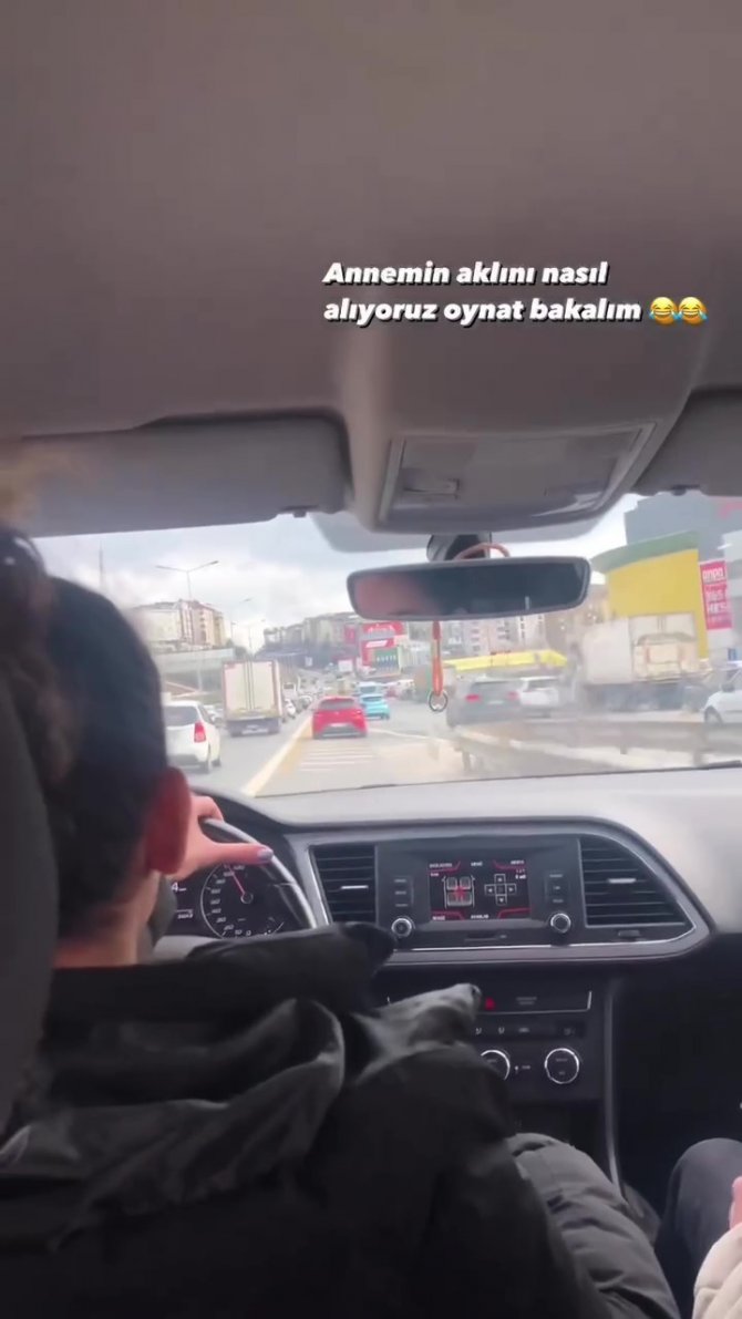 Pendik’te Genç Kızın Annesine Hız Şovu Formula1 Yarışçılarını Aratmadı