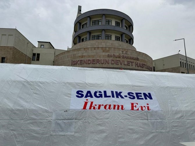 Sağlık-sen İ̇kram Evi İ̇skenderun’da Hizmete Başladı