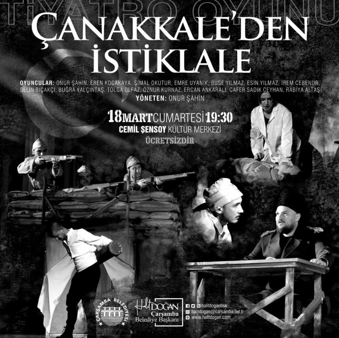 Çarşamba’da “Çanakkale’den İ̇stiklale”