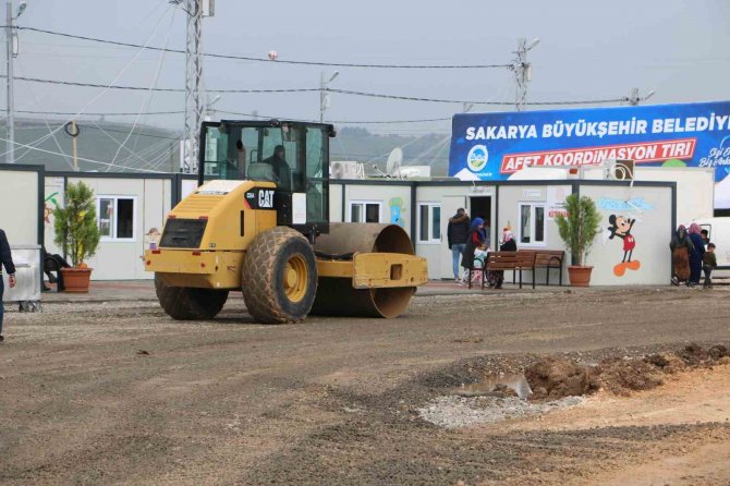 Diyarbakır Çadır Kentte Yağışa Karşı Tedbirler Alındı