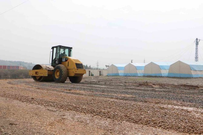 (Düzeltme) Diyarbakır Çadır Kentte Yağışa Karşı Tedbirler Alındı