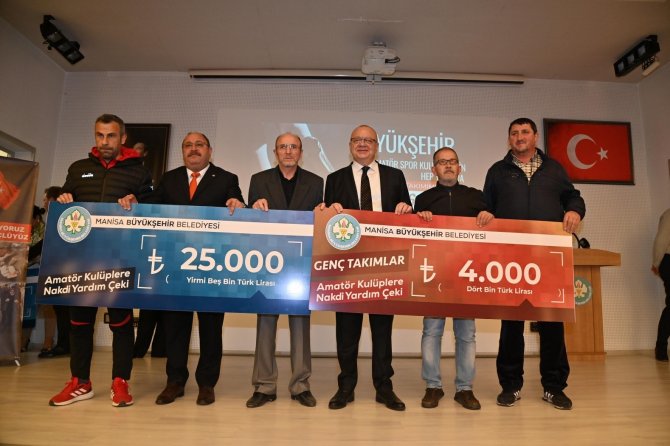 Manisa’da 278 Amatör Kulübe 1 Milyon 682 Bin Tl Nakdi Destek