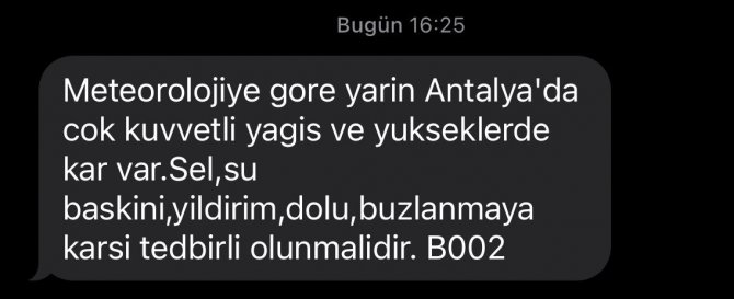 Meteoroloji, Antalya’yı "Turuncu Kod" İle Uyardı
