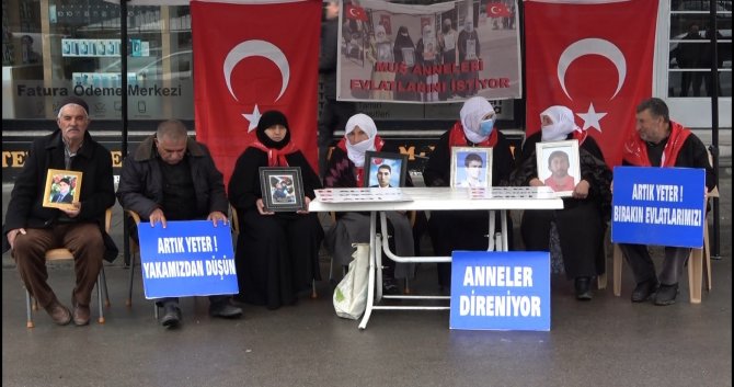 Muşlu Anneler Eylemlerine Devam Etti