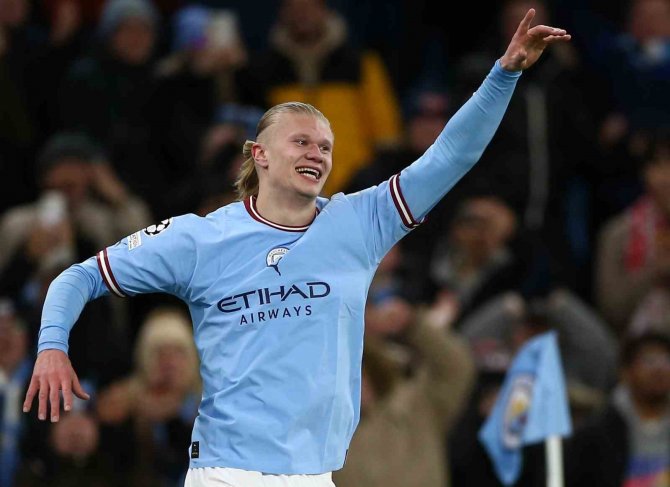 Haaland’dan 5 Gol, Manchester City’den Tur