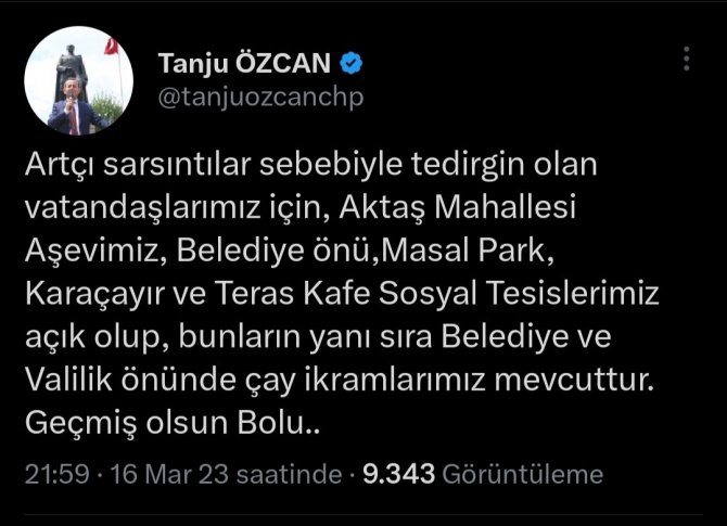 Bolu Belediyesi’nin Sosyal Tesisleri Tedirgin Vatandaşlar İçin Açık Olacak