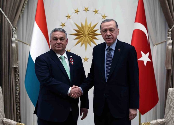 Cumhurbaşkanı Erdoğan, Macaristan Başbakanı Viktor Orban’ı Kabul Etti