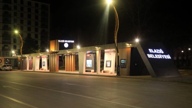 Elazığ’da Modern Yolcu Otobüs Durağı Hayata Geçti