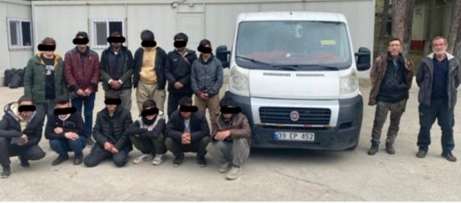 Kırklareli’nde 46 Kaçak Göçmen Yakalandı