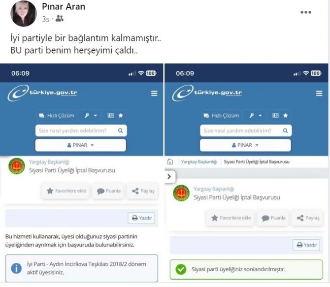 Aydın’da İ̇yi̇ Parti’yi Sarsan İddia
