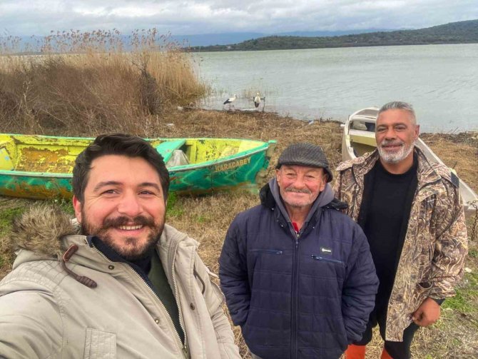 Yaren Leylek 12. Kez Balıkçı Adem Amca’ya Kavuştu