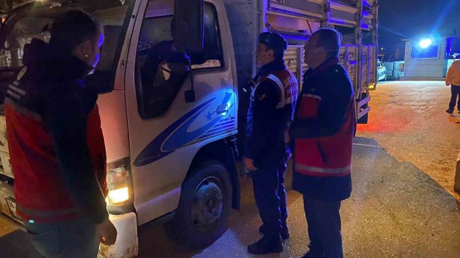 Aksaray Jandarması "Şap" Denetiminde