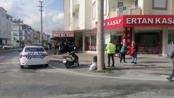 Taktığı Kask Sayesinde Kazayı Ucuz Atlattı