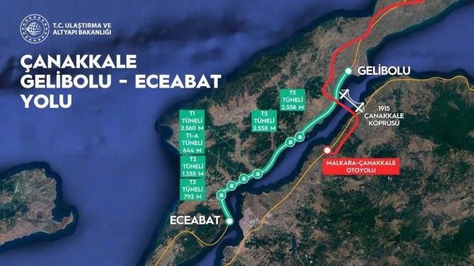 Gelibolu-eceabat Devlet Yolu, Cumhurbaşkanı Recep Tayyip Erdoğan Tarafından Açılacak