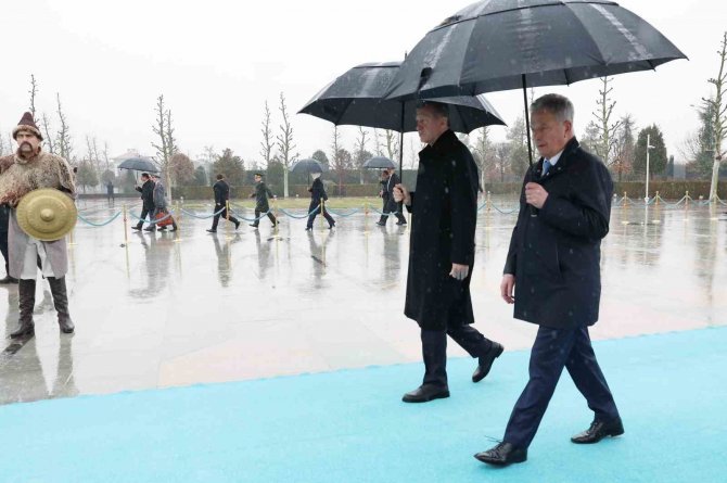 Cumhurbaşkanı Erdoğan, Finlandiya Cumhurbaşkanı Sauli Niinistö ‘Yü Resmi Törenle Karşıladı