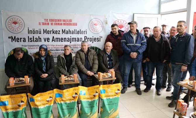 İ̇nönü’de 582 Dekar Mera Alanı Islah Ediliyor