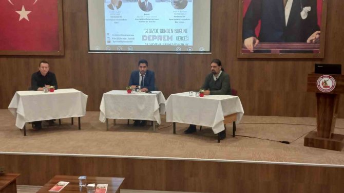 Gediz’de Deprem Paneli