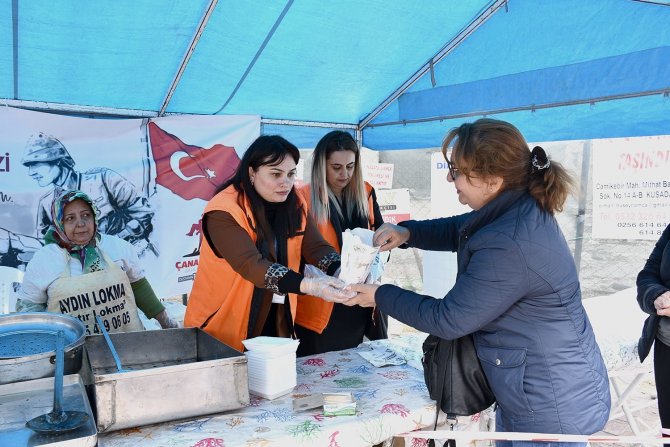 Kuşadası Belediyesi’nden Çanakkale Şehitleri İ̇çin Lokma Hayrı