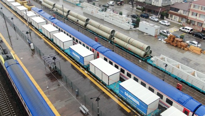 Sakarya’dan İ̇skenderun’a Kardeşlik Treni: 40 Konteyner Daha Yola Çıktı