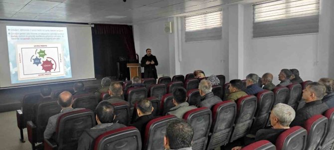 Sason’da Velilere ’Ailede İletişim Ve Ahlaki Gelişim’ Eğitimi Verildi