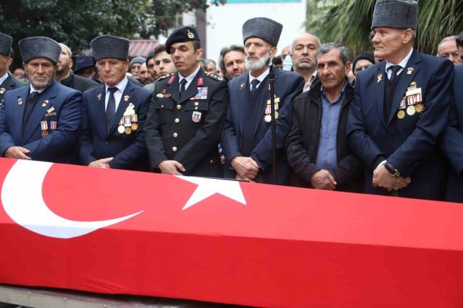 Of İlçesinde Yaşayan Son Kore Gazisi Son Yolculuğuna Uğurlandı