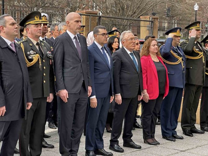 Washington’da "18 Mart Şehitlerini Anma Günü Ve Çanakkale Zaferi" Töreni
