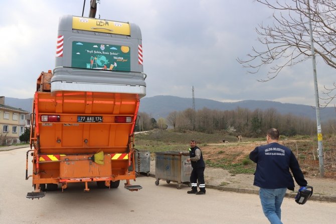 Yalova Belediyesi Çöp Konteynerlerini Yeniliyor