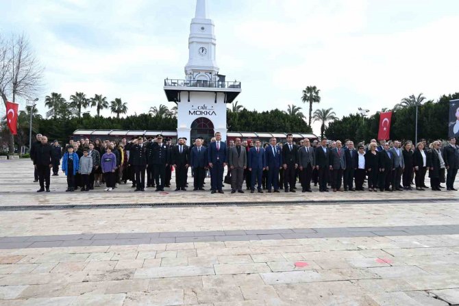 Çanakkale Deniz Zaferi’nin 108. Yılı Kemer’de Törenle Kutlandı