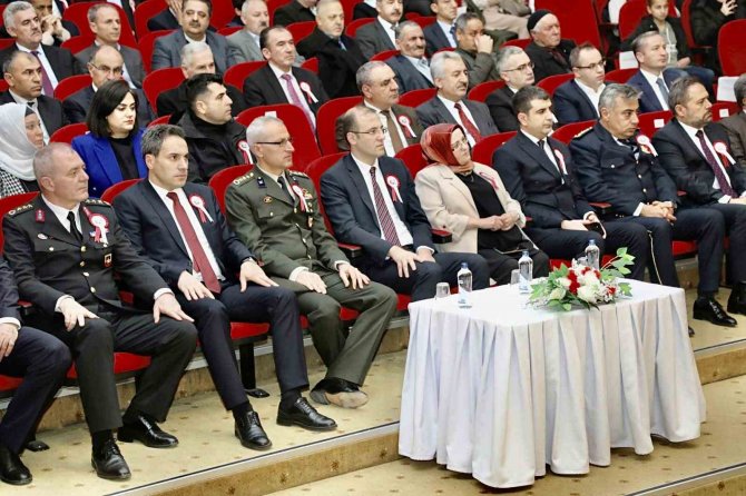 Ağrı’da 18 Mart Çanakkale Zaferi Ve Şehitleri Anma Günü Programı Düzenlendi