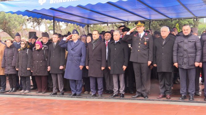 Bandırma’da 18 Mart Çanakkale Zaferi Töreni Düzenlendi