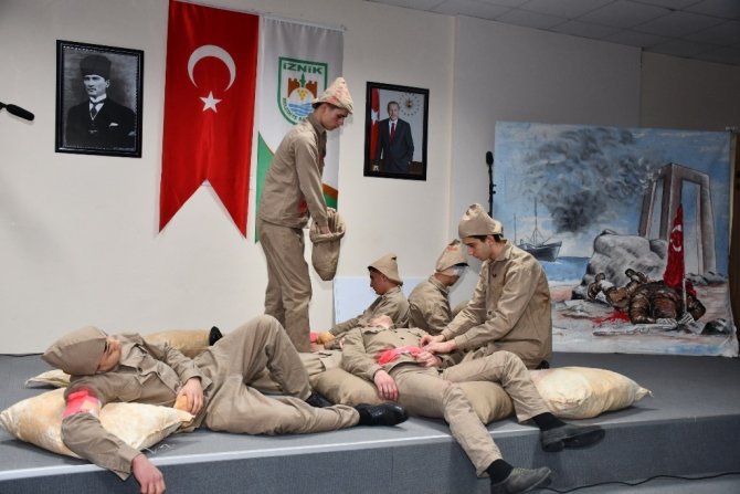 Çanakkale Şehitleri 108. Yılda Aynı Ruhla İ̇znik’te Alındı