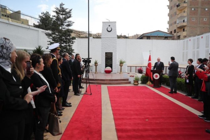 Çavuşoğlu, Kahire’de 18 Mart Şehitlerini Anma Günü Ve Çanakkale Deniz Zaferi Törenine Katıldı